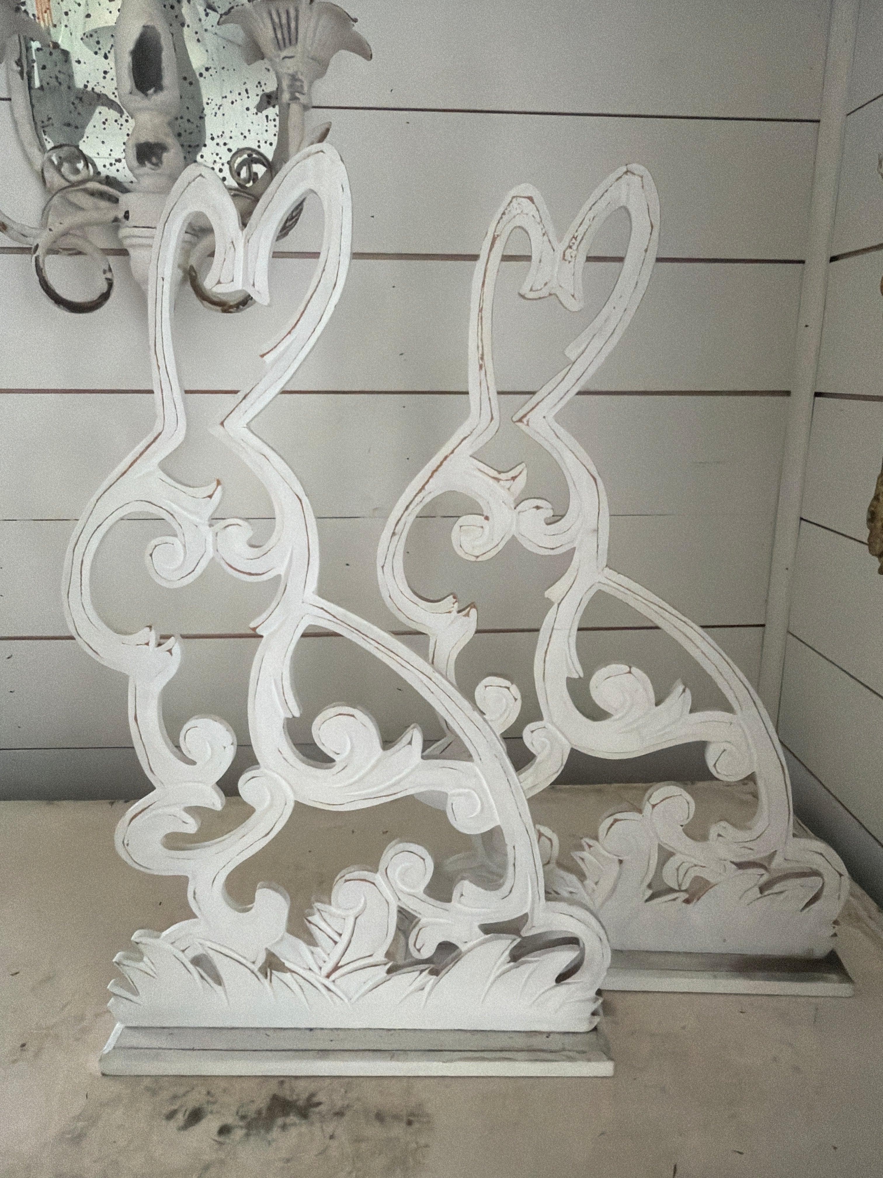 Set of two bunny cutouts will get makeover