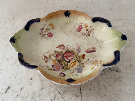 Antique Dovedale Ironstone Serving Bowl