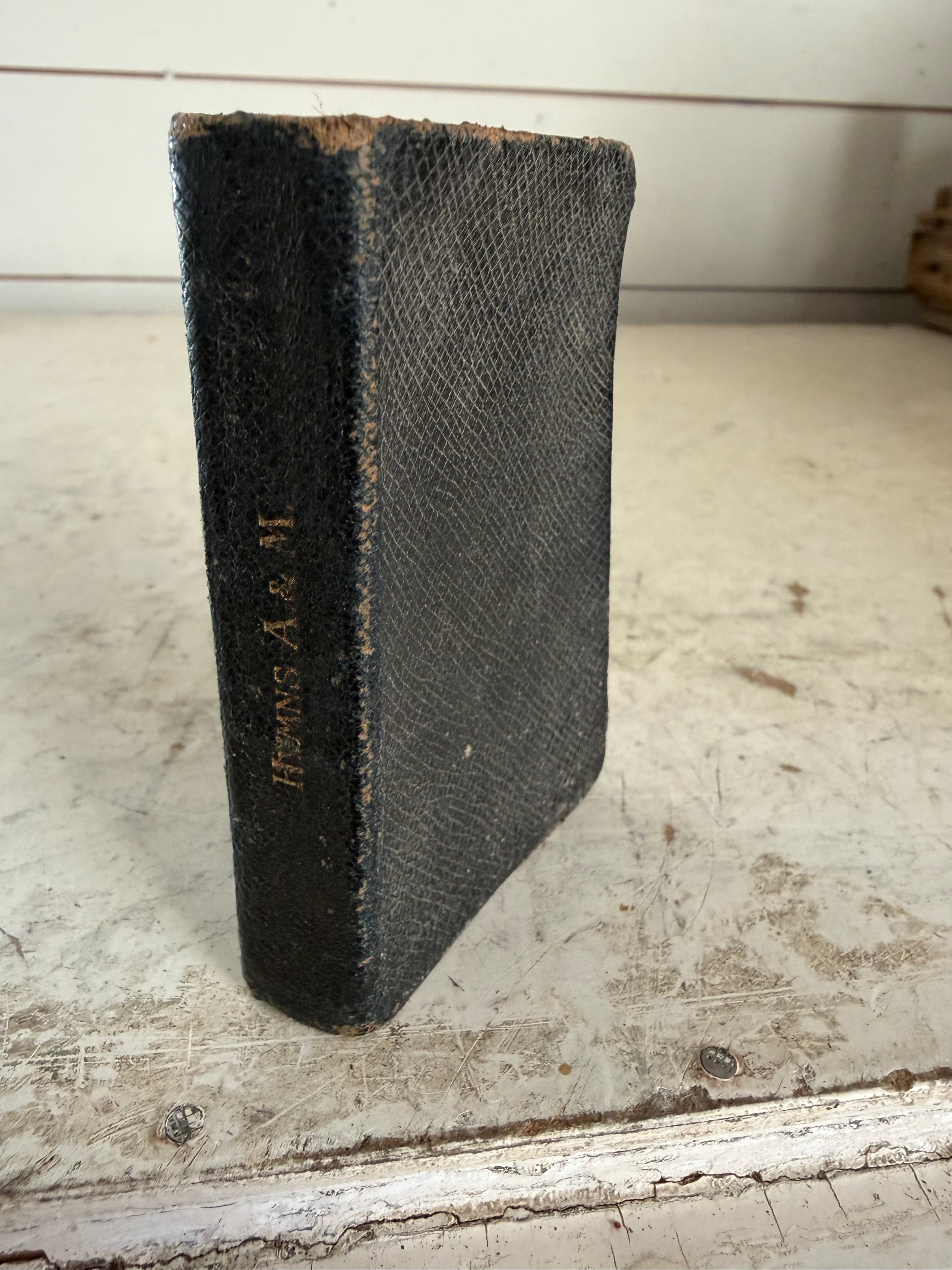 Antique Miniature Pocket Book “Hymns A-M”
