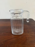 1 Liter Ribbed Glass Pitcher