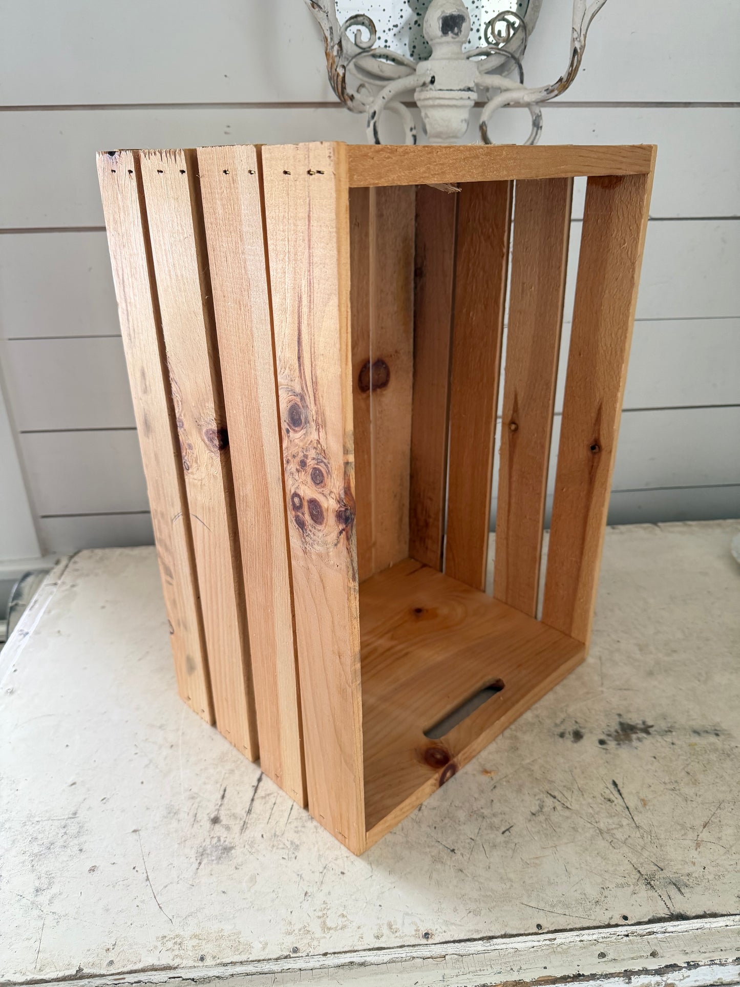 Pine Storage Crate - Will Get Makeover