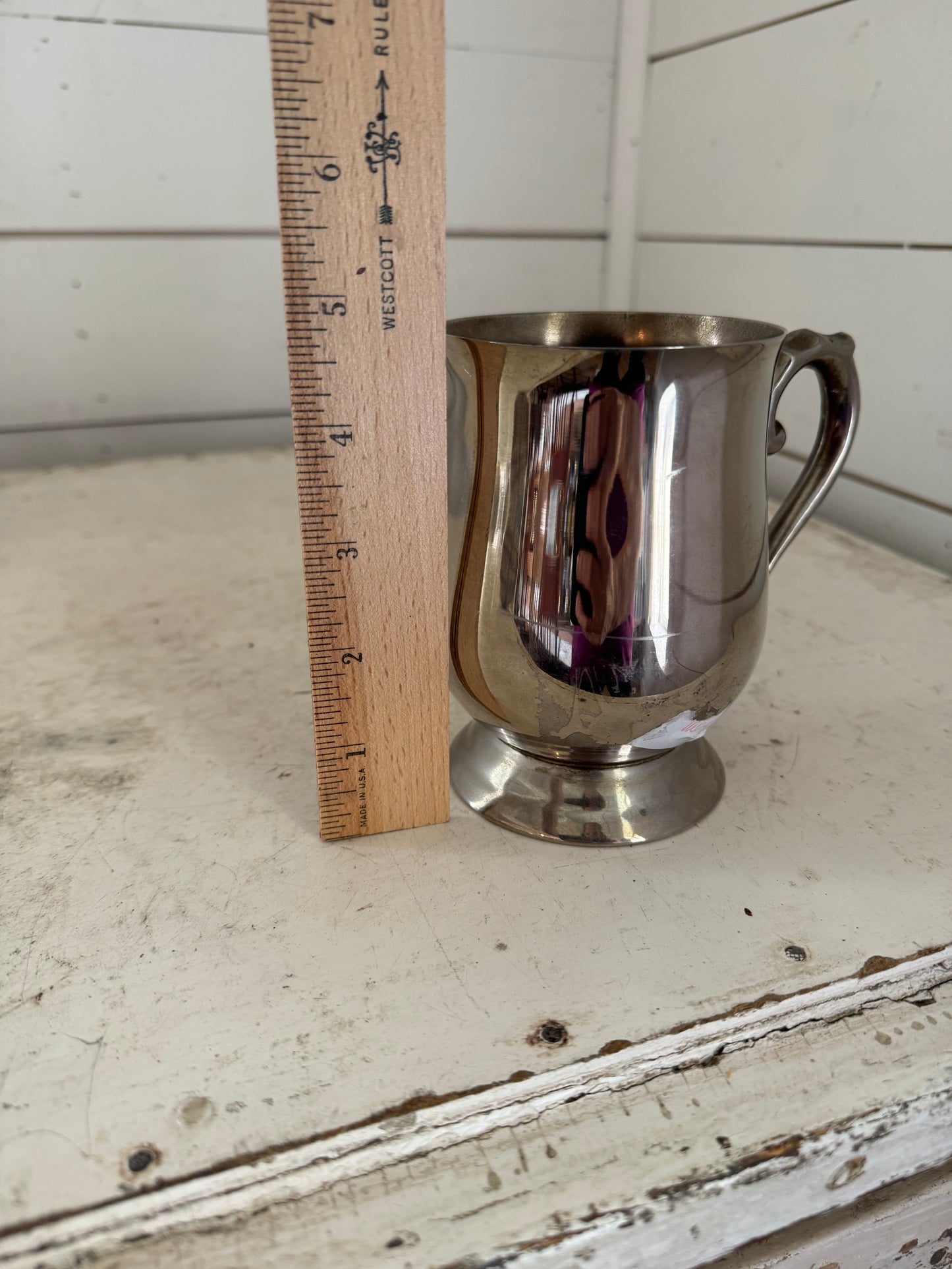 Silverplate Tankard