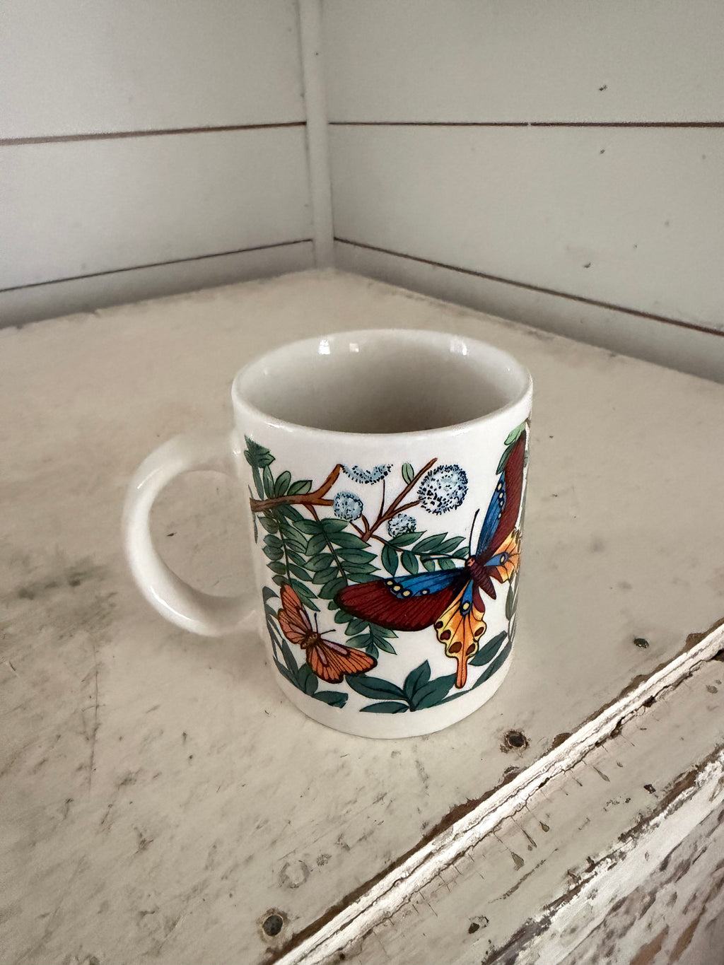 70’s butterfly Imported by McCRORY Stores Coffee Mug
