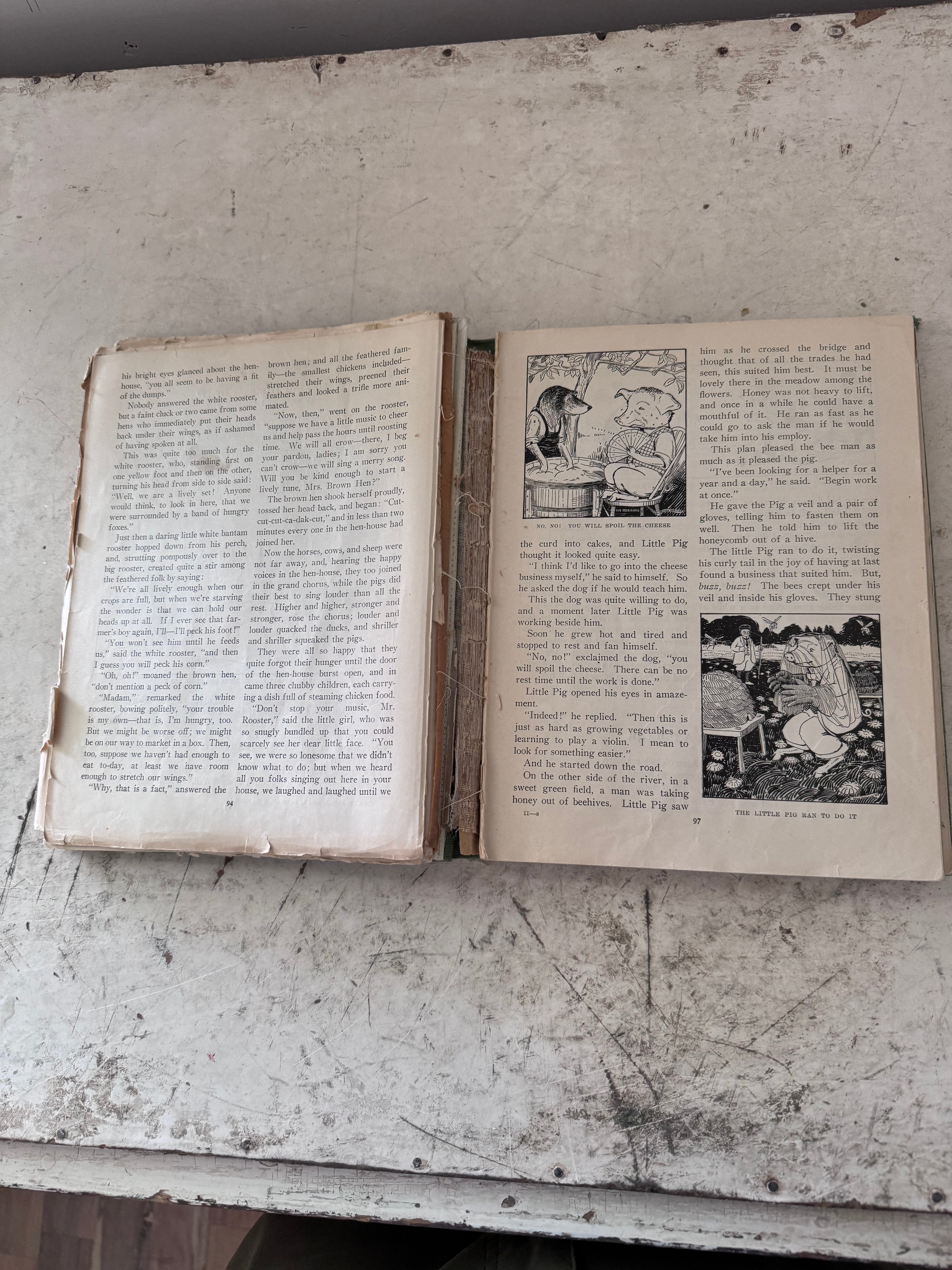 The home University volume 2 Golden Stories - has some loose pages and repairs