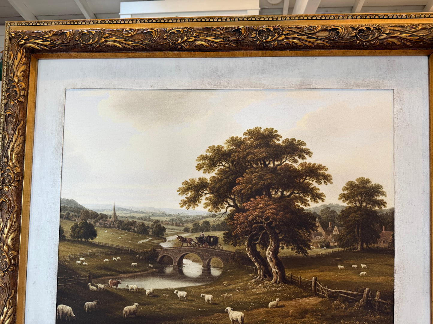 Oversized Canvas Art Piece Framed and designed by Zeb