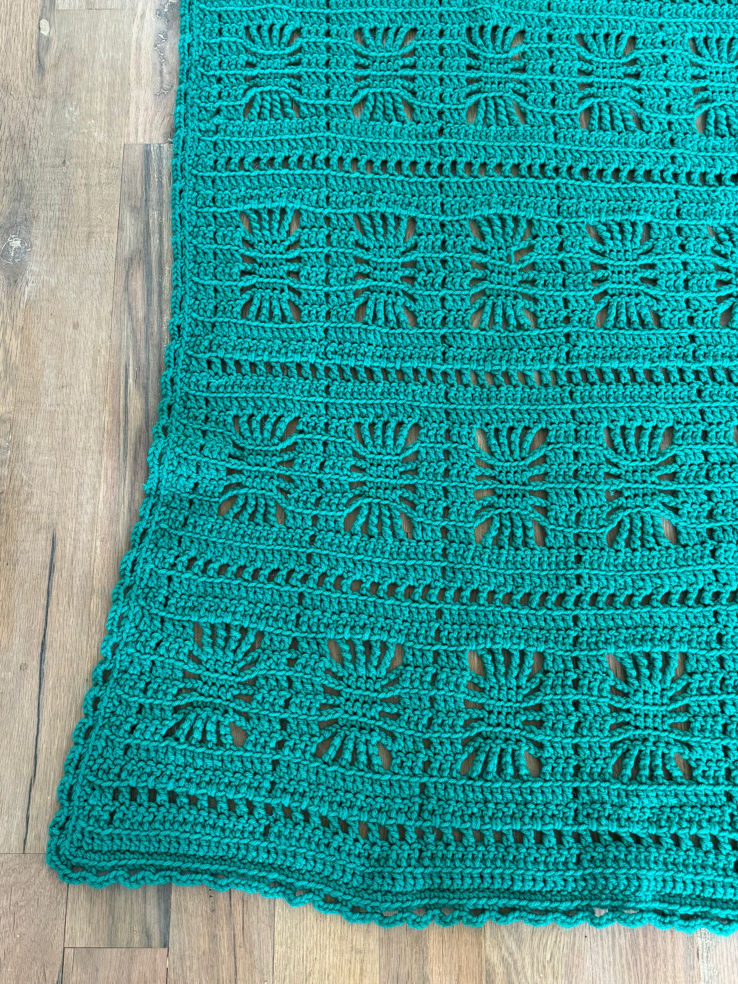 Green Afghan (small stain)