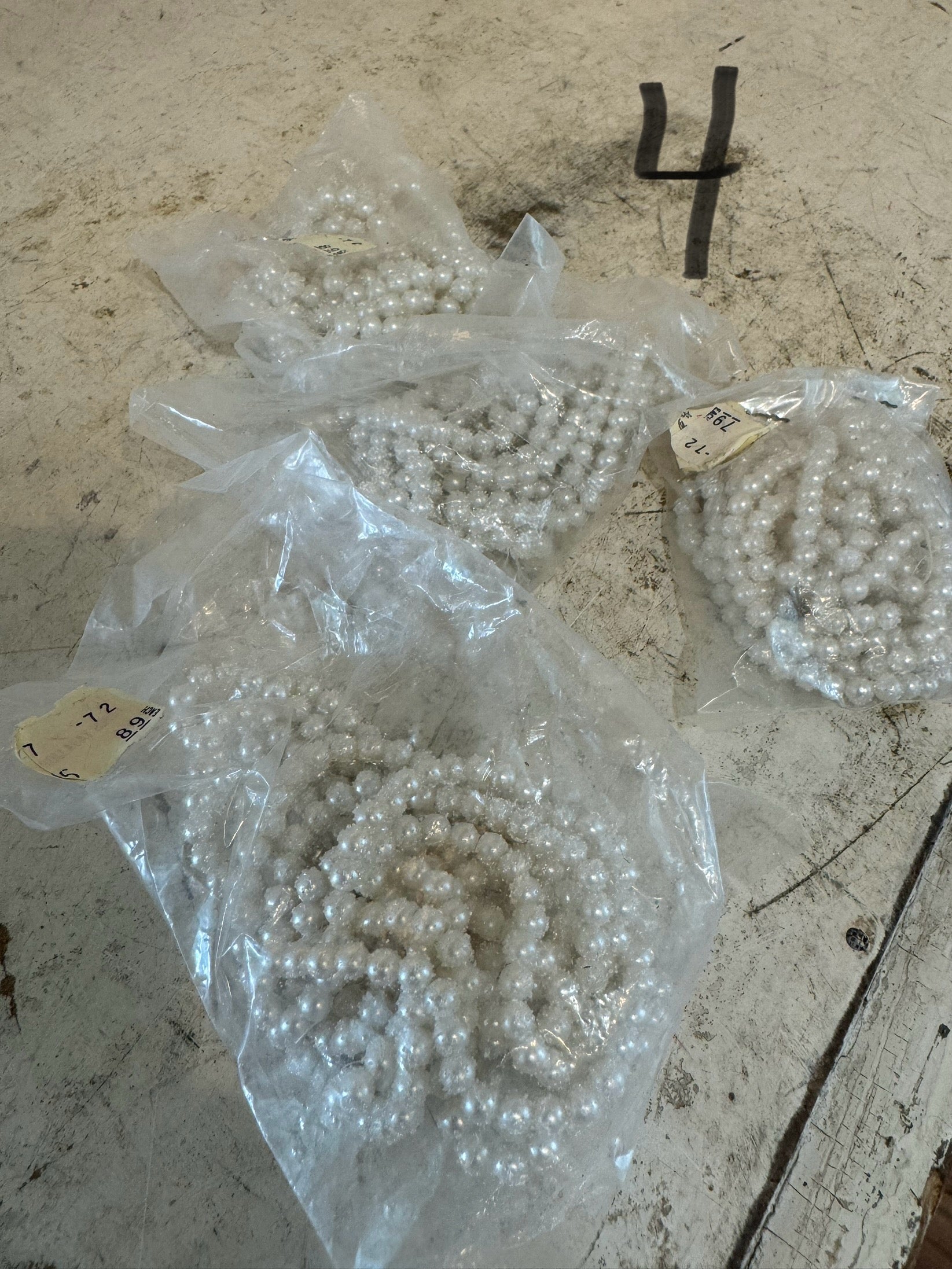 Collection of Vintage Beads and Pearls - bags sold individually