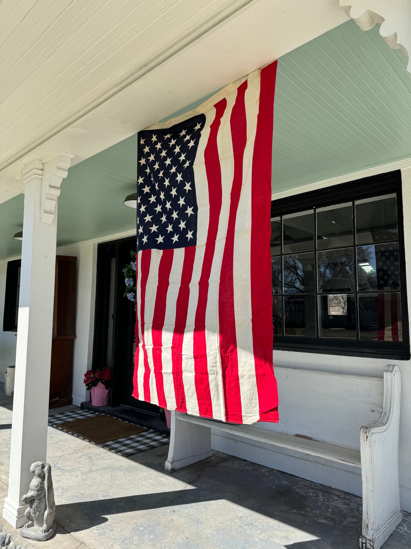 Vintage American Flag - Cotton Canvas Fabric – Jami Ray Vintage