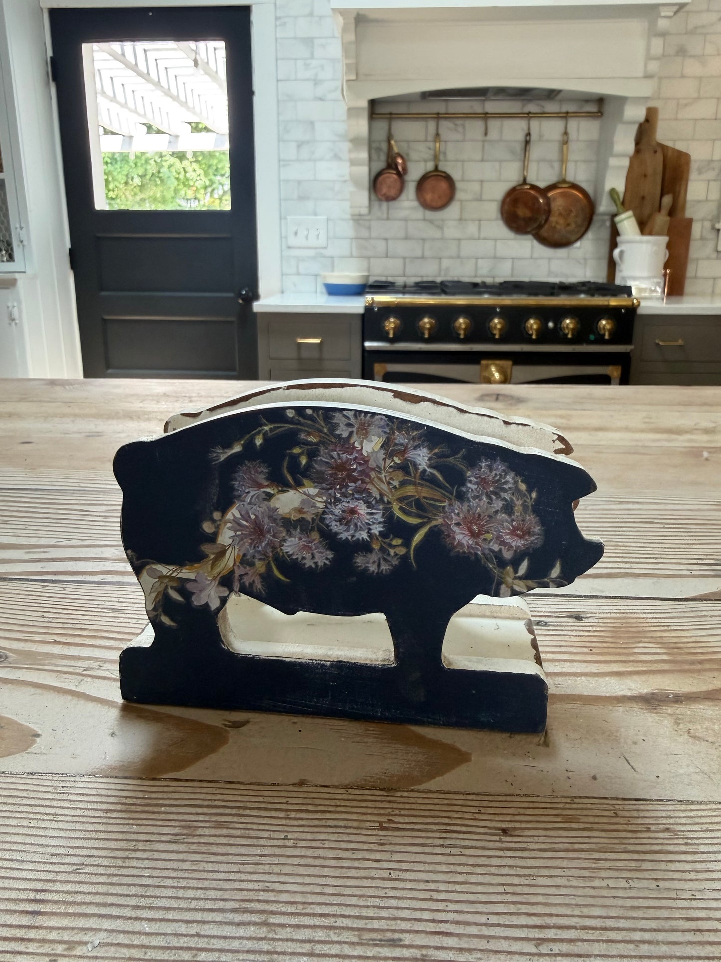 Hand Painted Floral Farm Animals sold individually