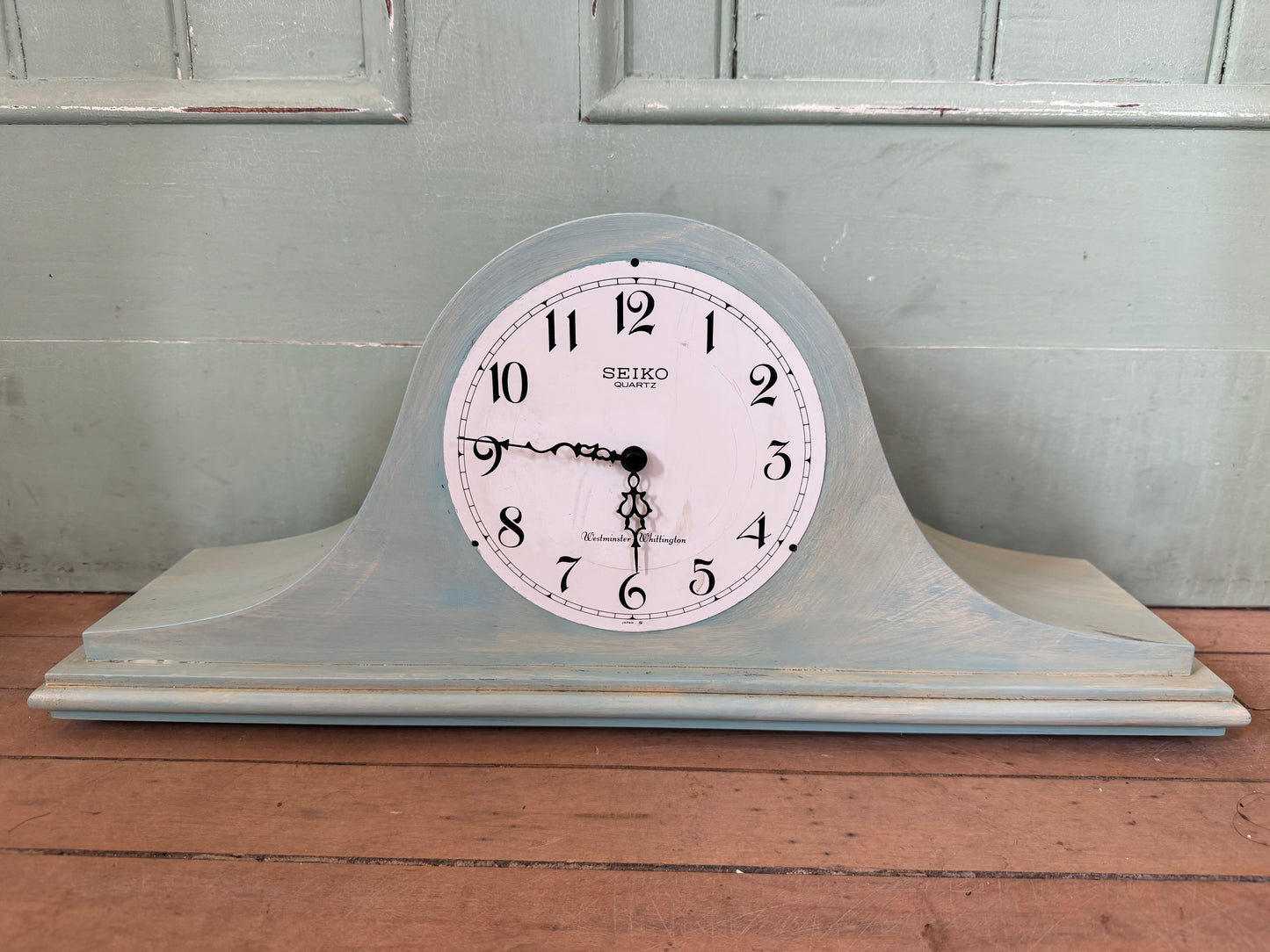 Hand Painted Seiko Mantle Clock