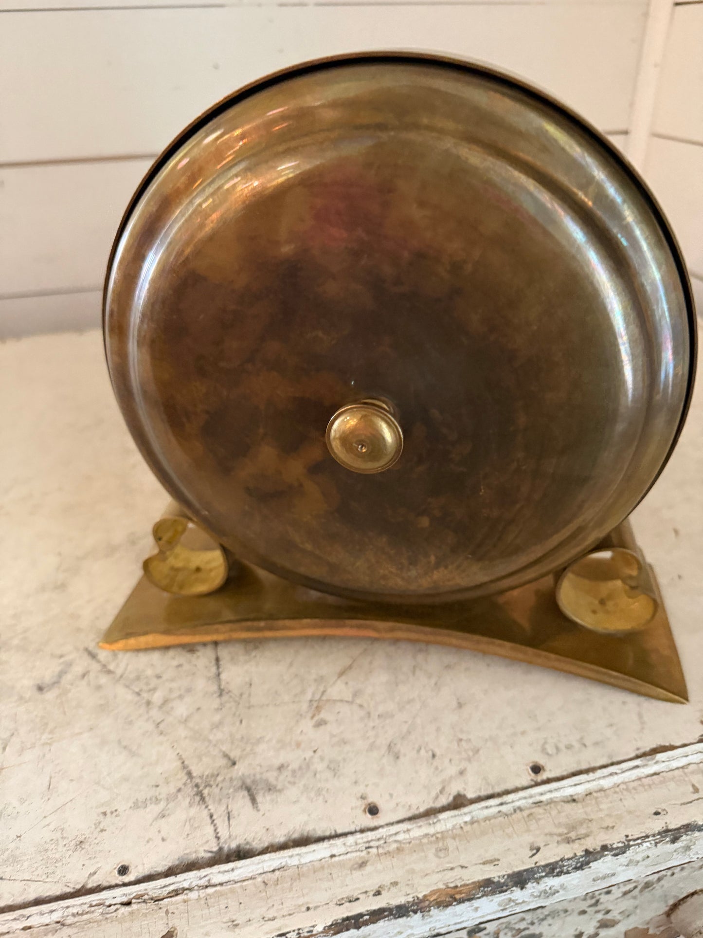 Noble & Harrison London Brass Desk Clock - may not work, for decor