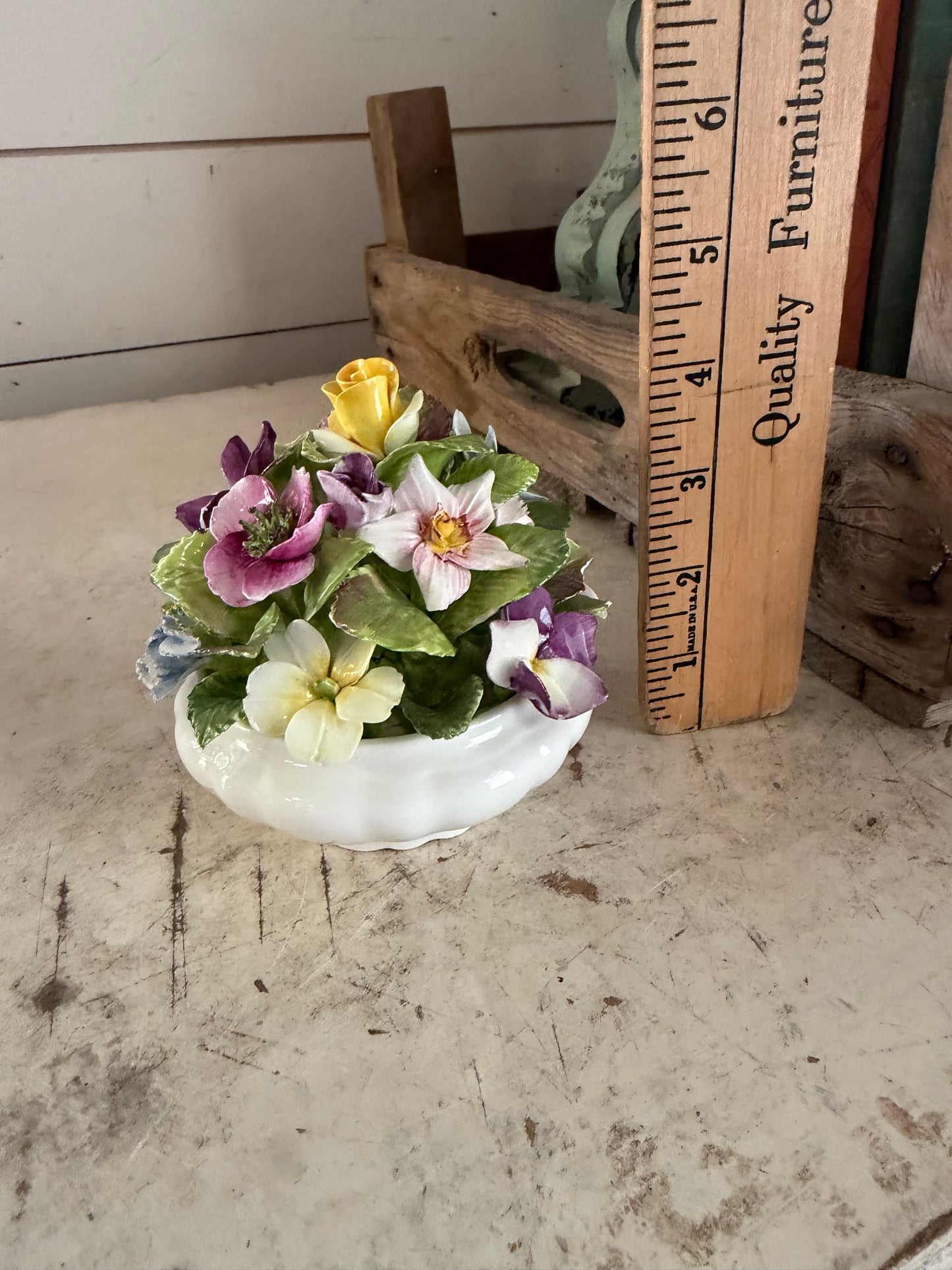 Vintage Coalport Bone China Flower Bowl