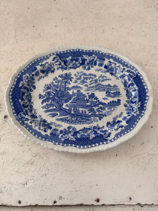 Seaforth English Woods Blue Platter