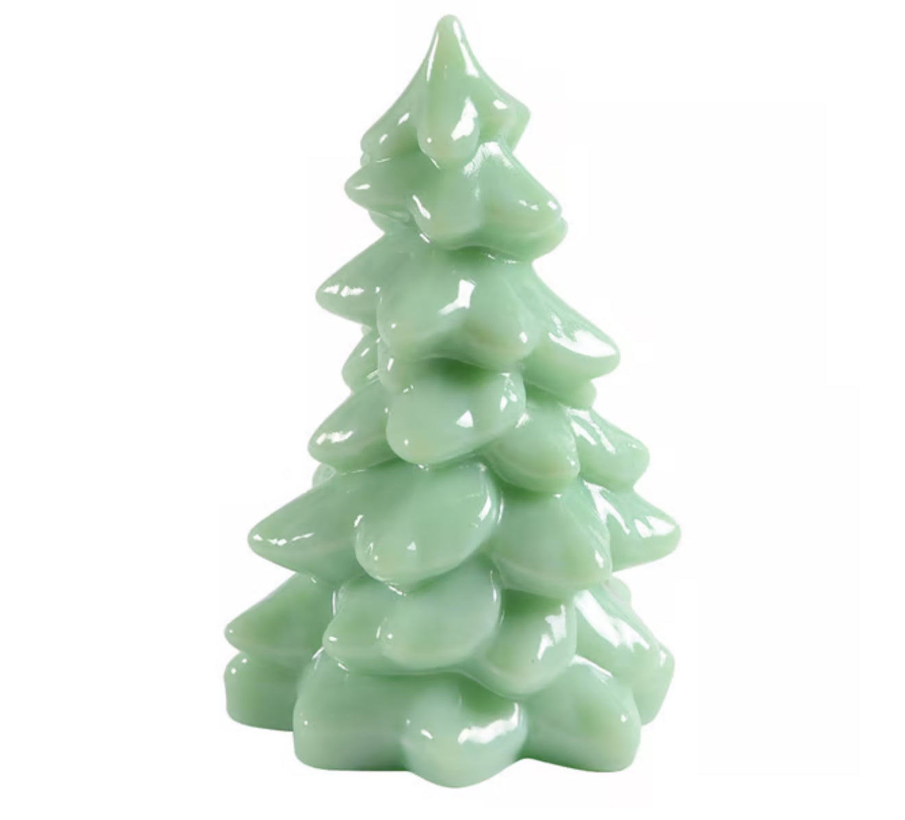 Mosser Glass Holiday Collection 8" Tree Figurine | Jadeite
