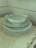 Racine White Bavarian and Haviland dishes sold individually small chips as is