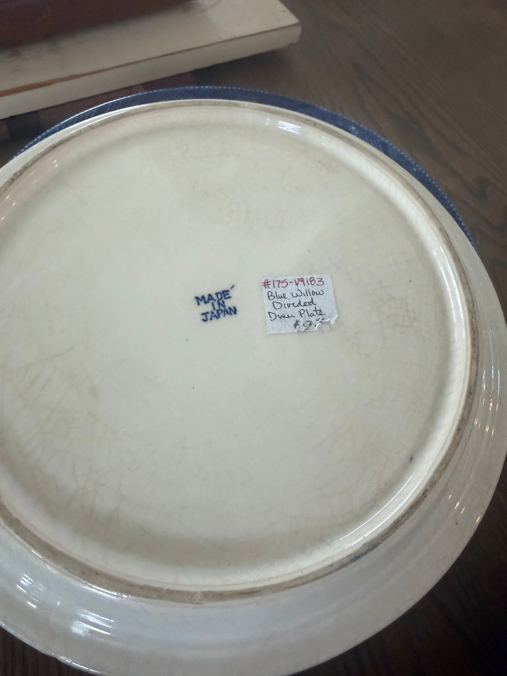 Vintage Blue Willow Ware Made in Japan Divided Grill Plate - Sold Individually Picked at Random