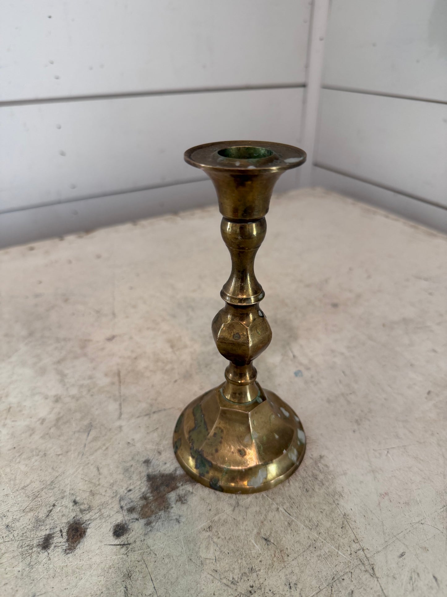Brass candlestick