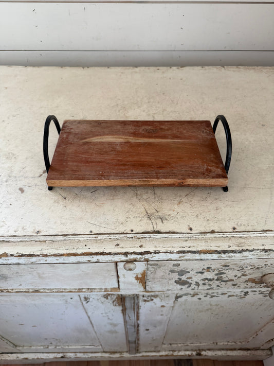 Wood Serving Tray With Handles - Will Get Makeover