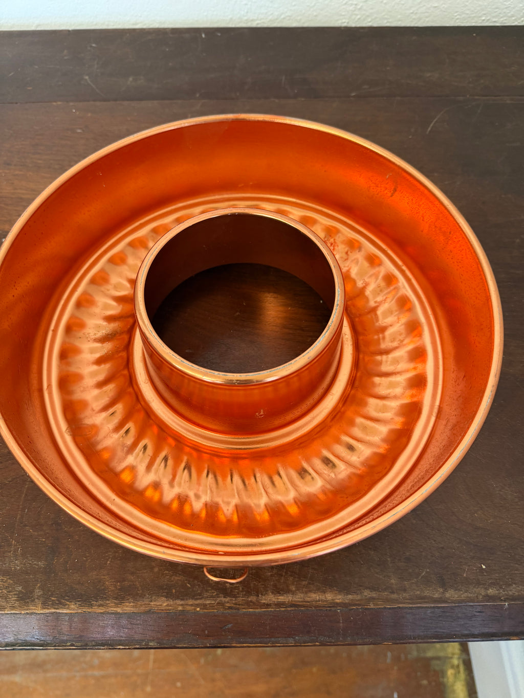 Vintage Mirro Copper Toned Aluminum 6 cup Ring mold
