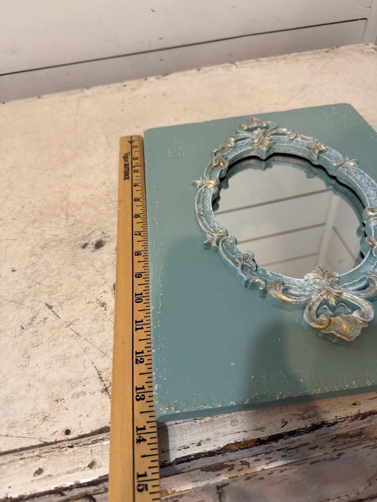 Hand Painted Ornate French Style Mirror