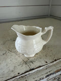Vintage white ceramic creamer