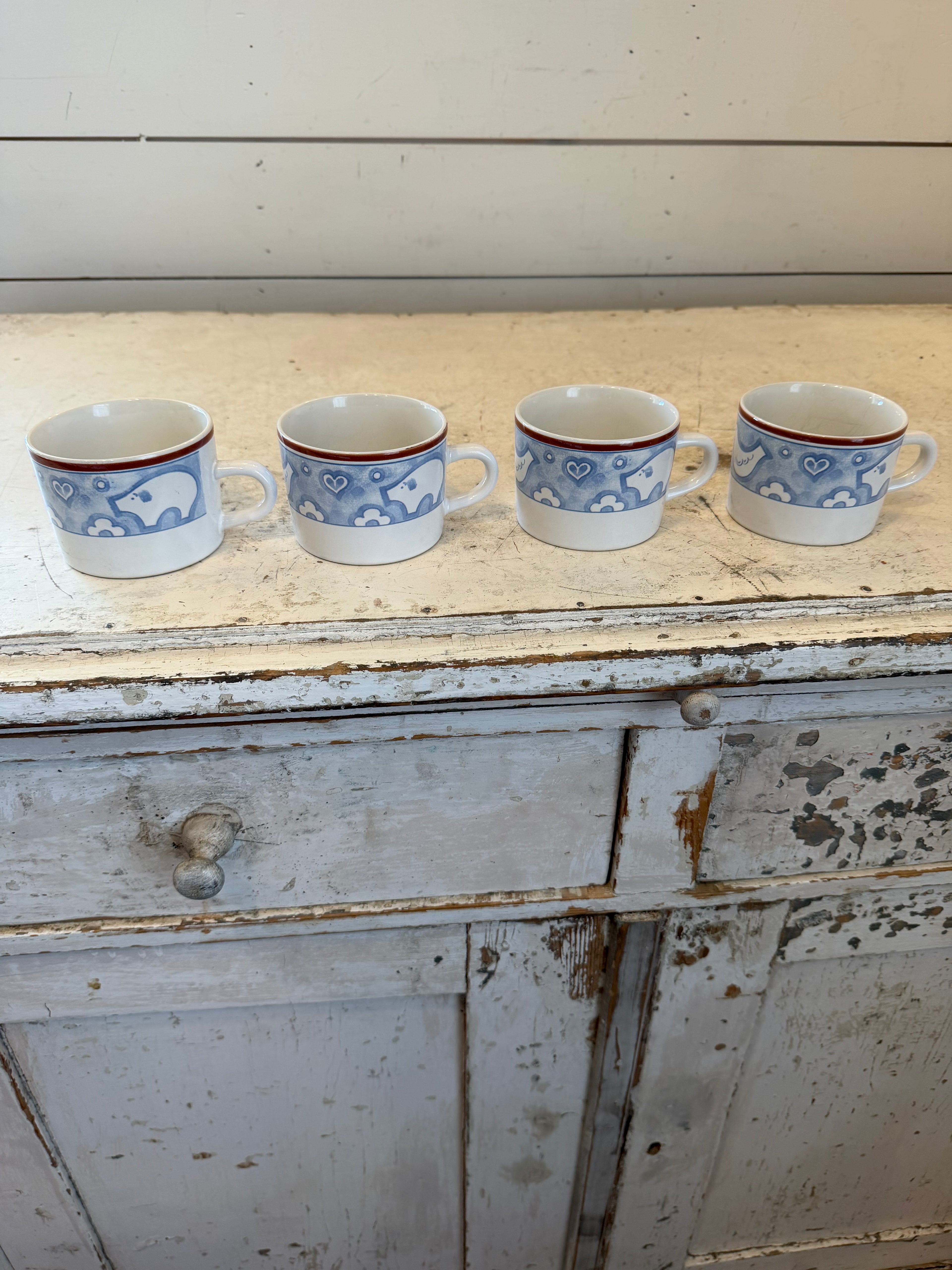 Pig and Chicken Mug Set With Sugar Dish - sold individually