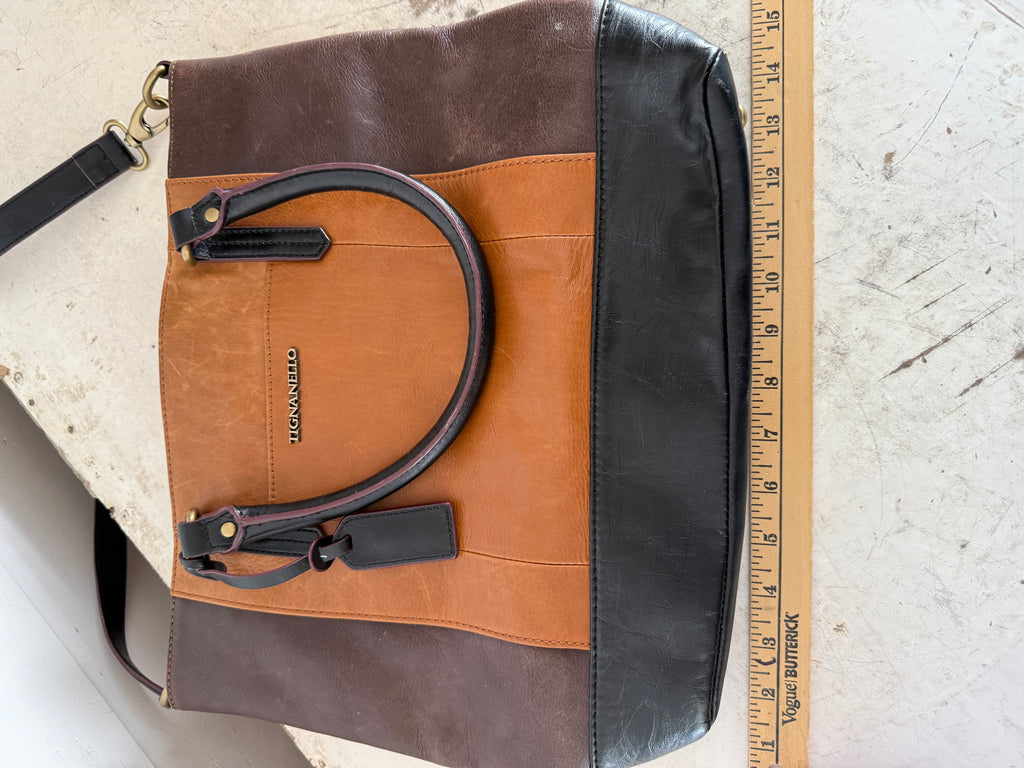 TIGNANELLO TRI-color LEATHER PURSE