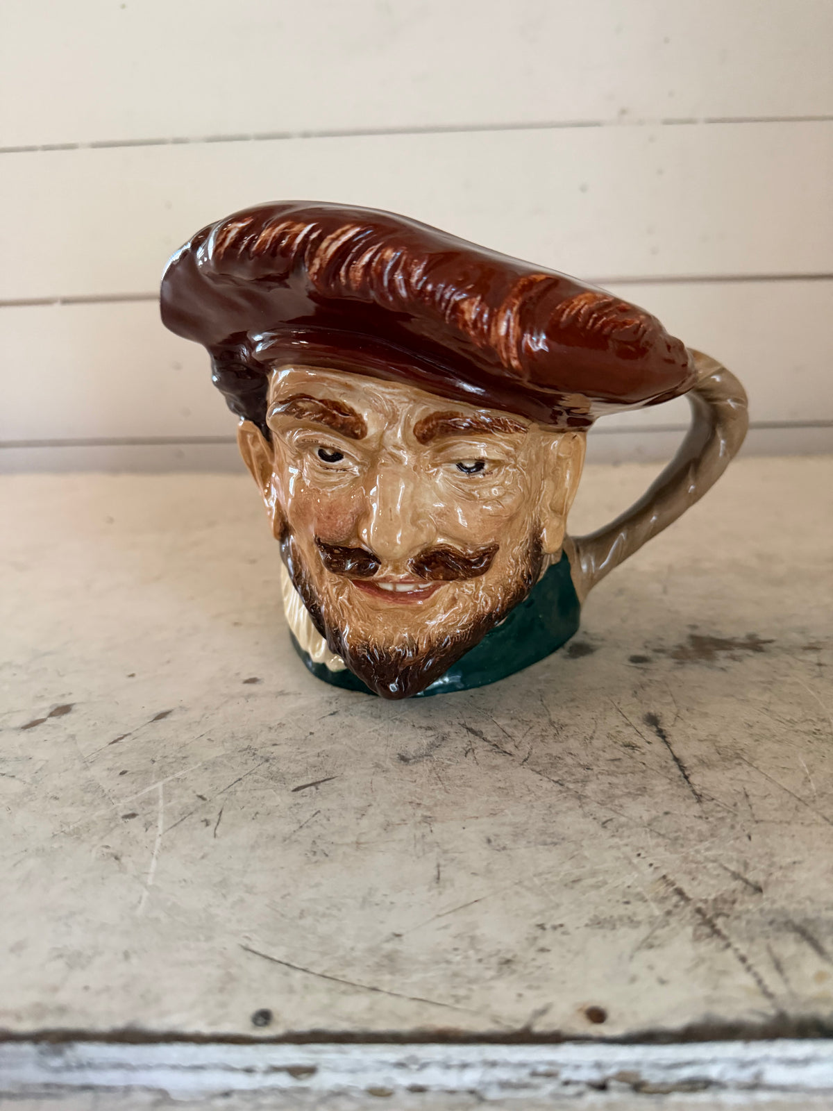 Vintage Royal Doulton Sir Francis Drake Porcelain Mug pitcher Character Jug England