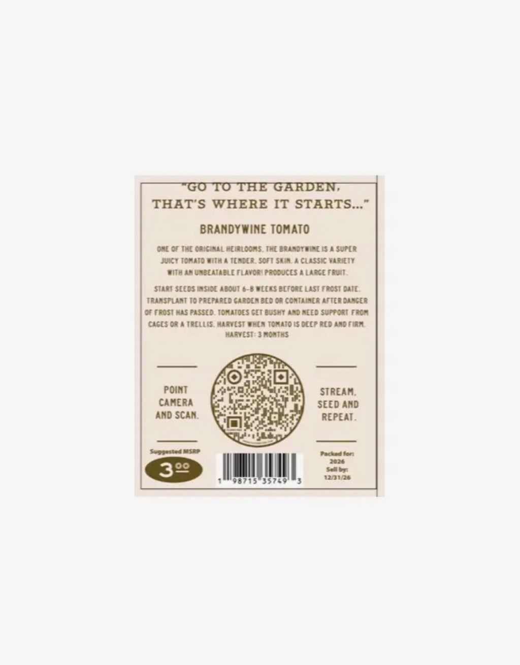 Schoepp Heirloom / Open Pollenated Seeds