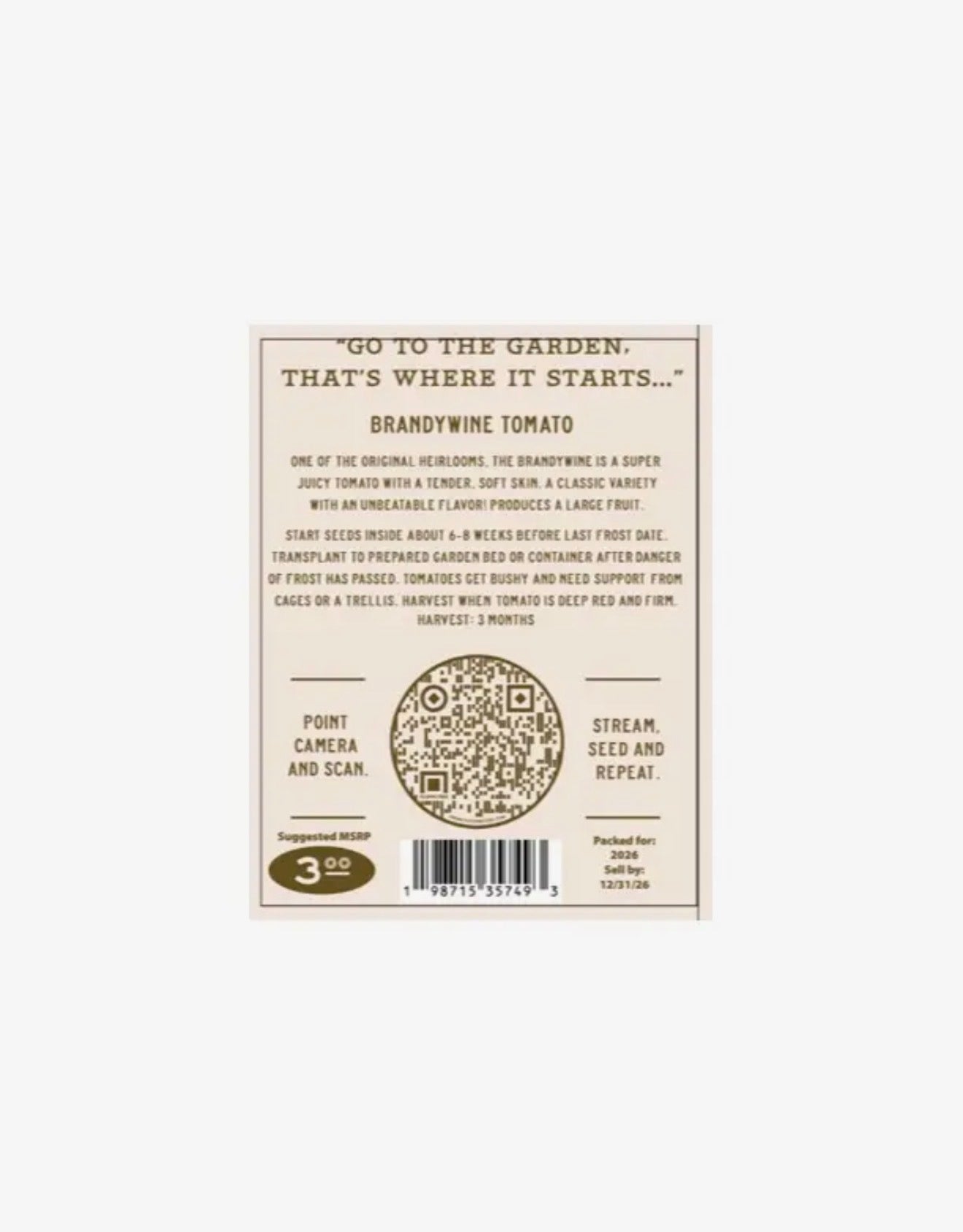Schoepp Heirloom / Open Pollenated Seeds