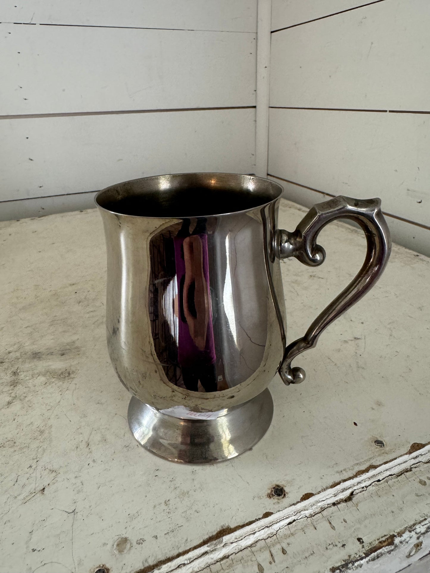 Silverplate Tankard