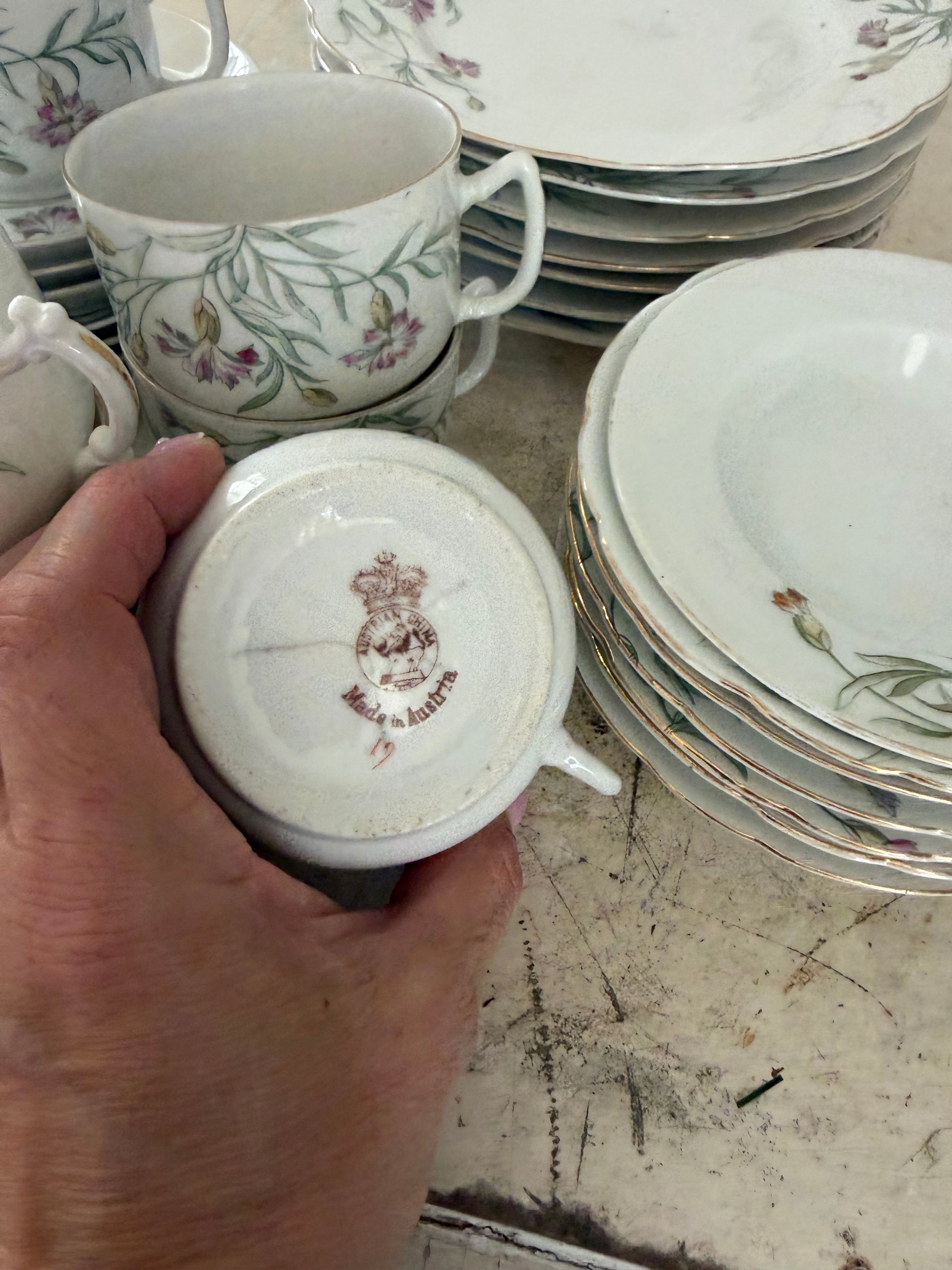 Vintage Austrian porcelain sold individually