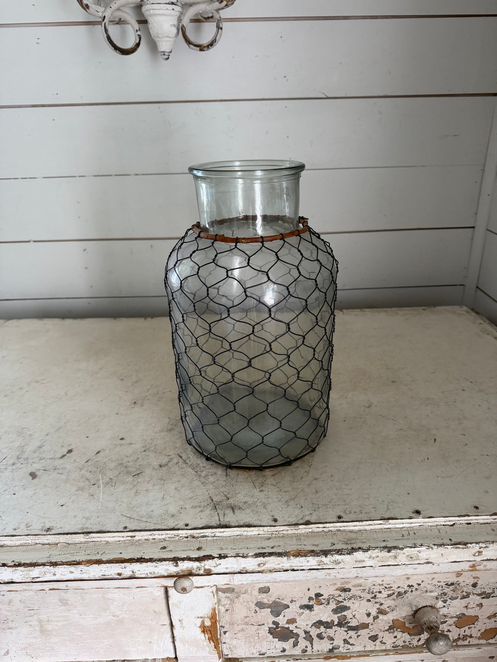 Large Chicken Wire Apothecary Jar