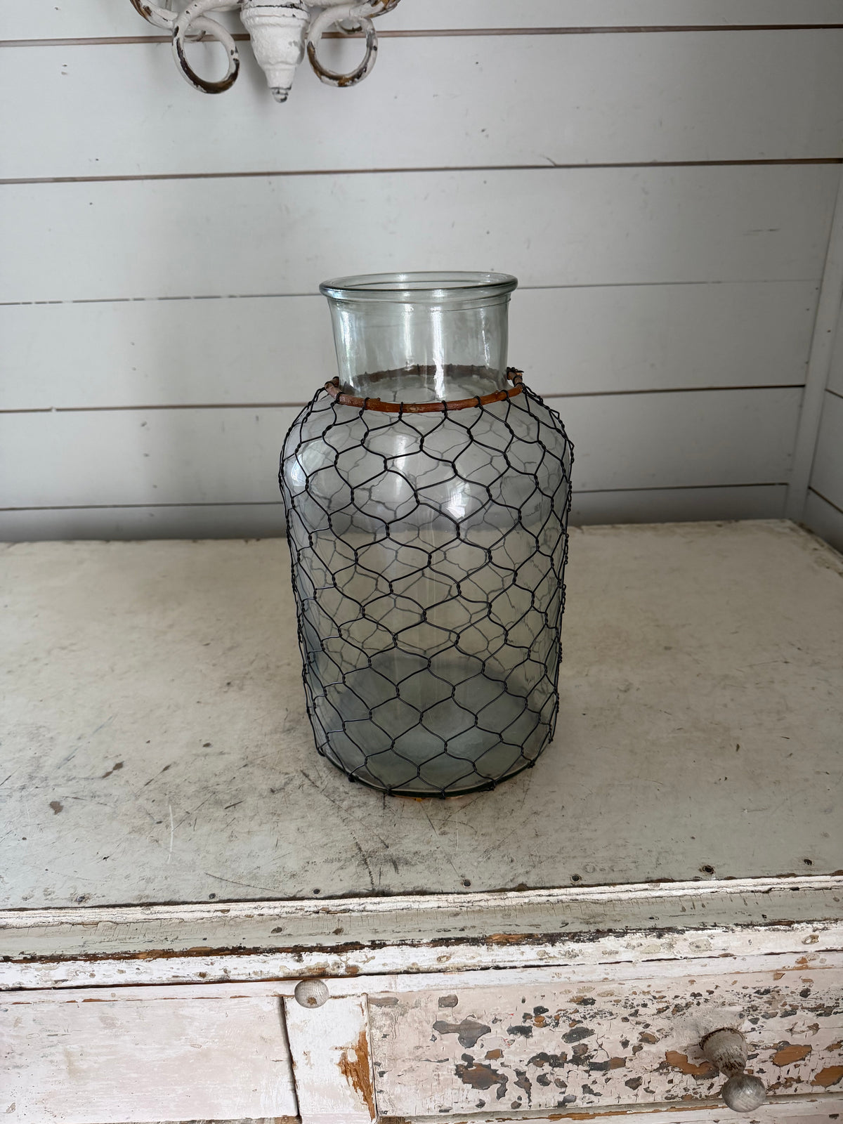 Large Chicken Wire Apothecary Jar