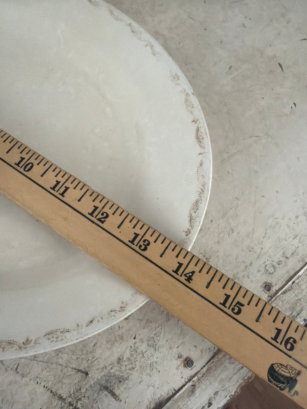 Knowles China Ironstone Platter as is see crack in glaze