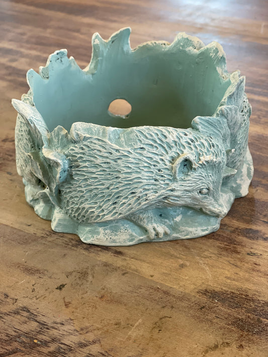 Hedgehog Candle Holder