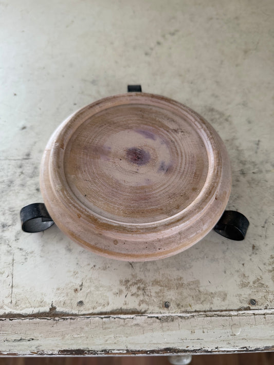 Wood Candlestick holder metal feet will come off