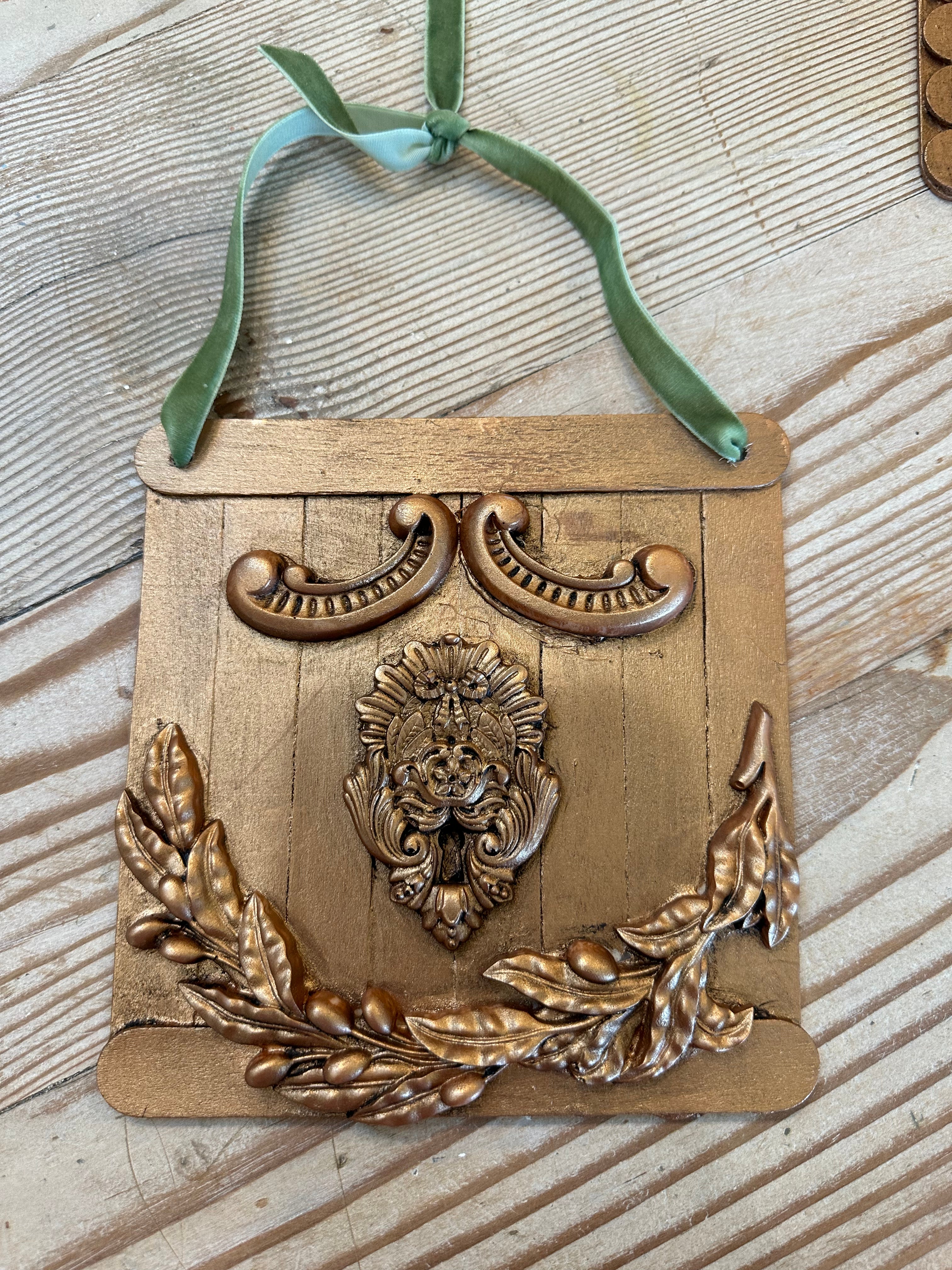Handmade French Country Copper Ornament / Hanger