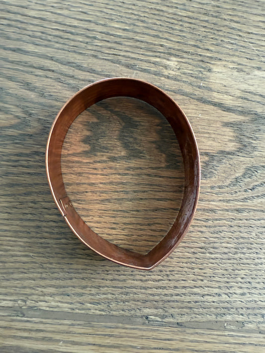 Large Easter Egg Copper Cookie Cutter