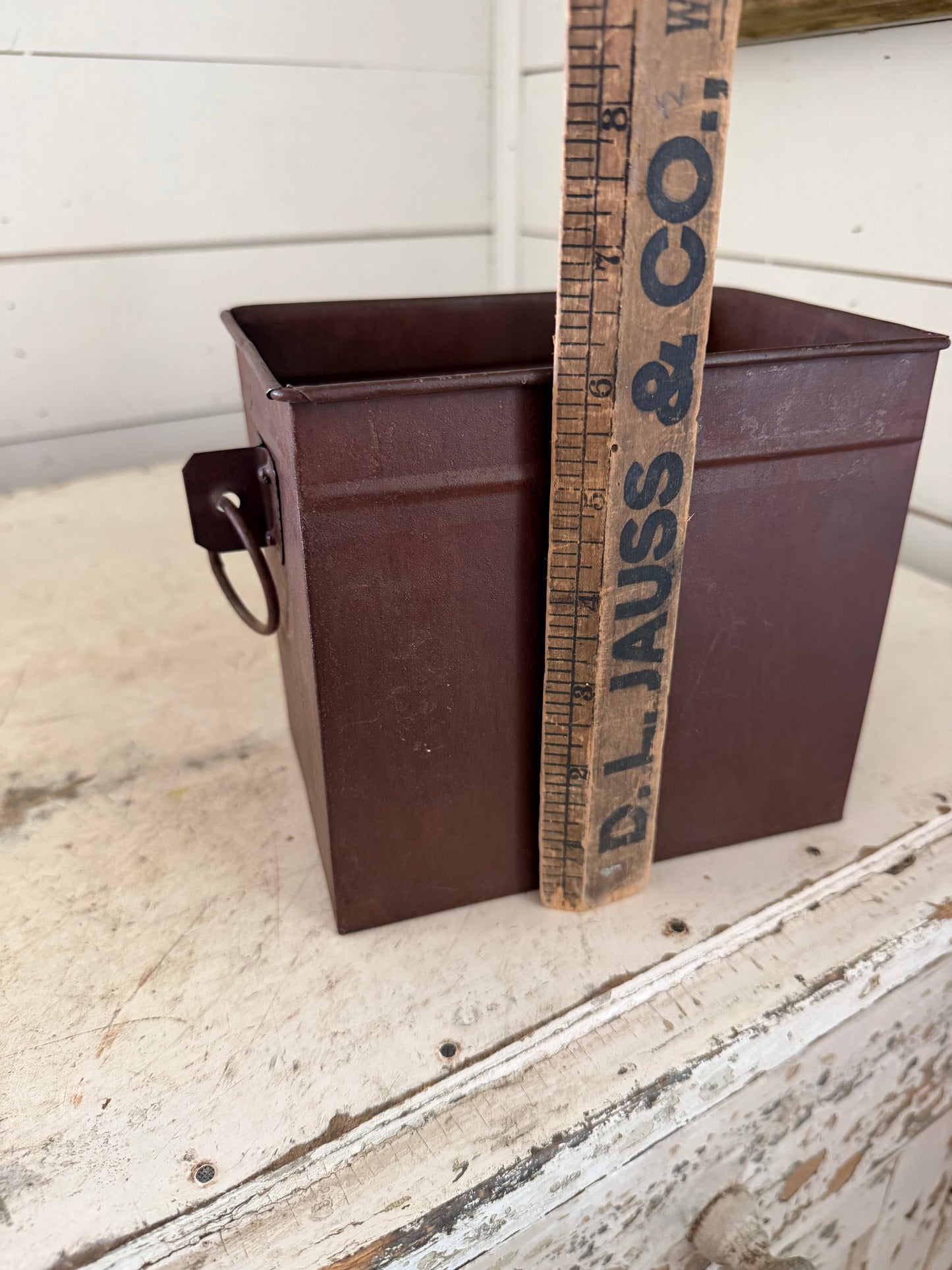 Metal bucket with handles will get makeover