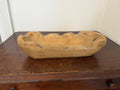 Scalloped Edge Dough Bowl - Will Get Makeover