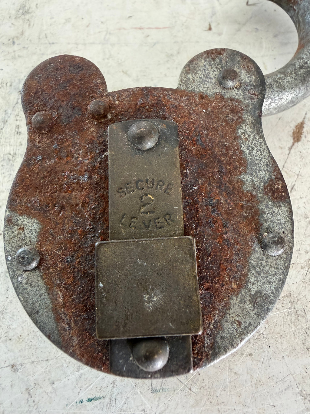 Old English Padlock “Secure 2 Lever” - no key