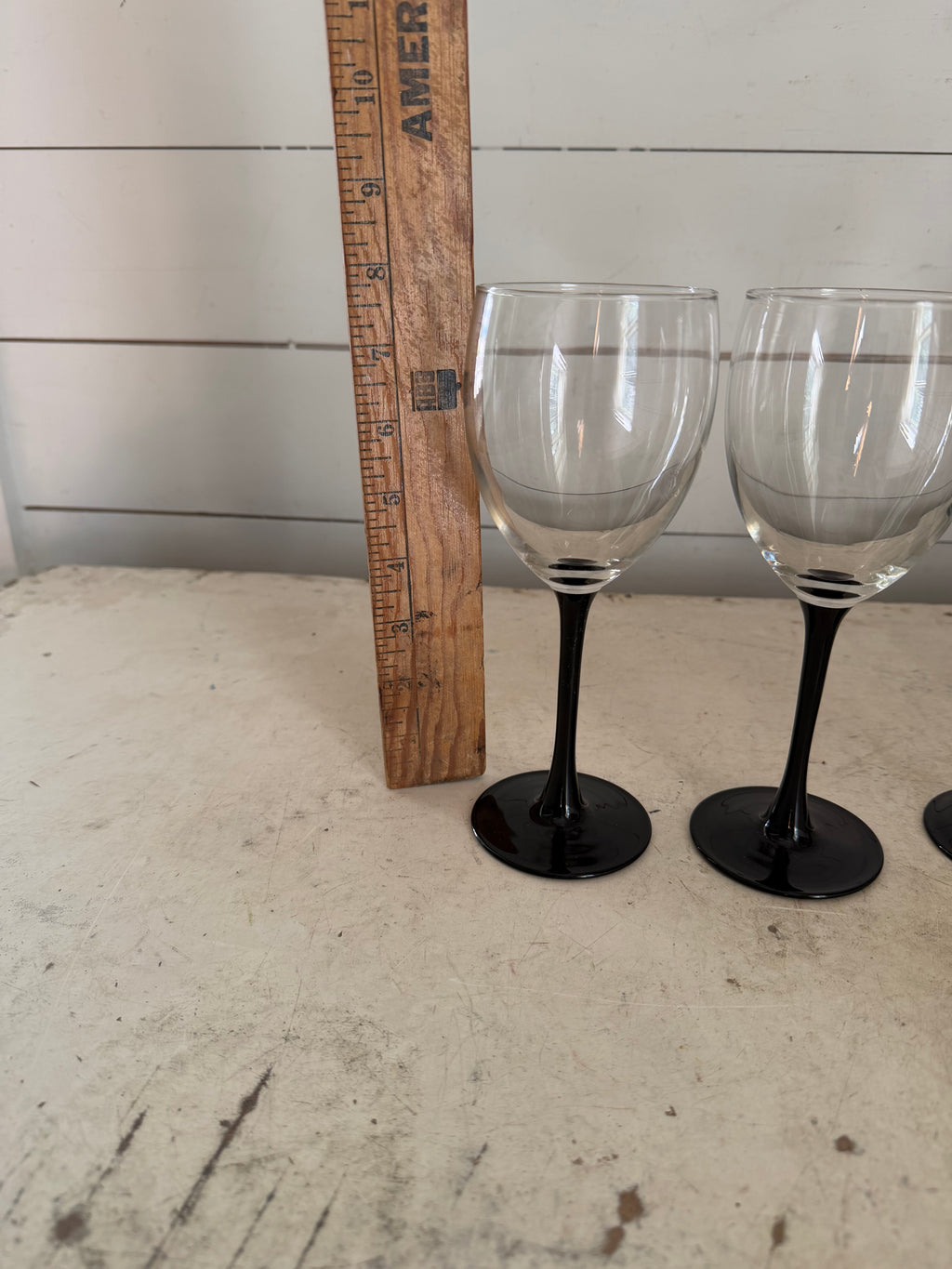 Vintage Luminarc Domino stemware glasses Sold Individually