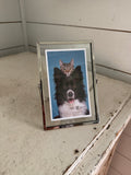 Metal and glass frame will get art