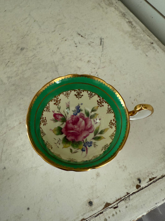 Aynsley Cabbage Rose teacup