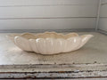 Vintage Mid Century Ceramic Scalloped Bowl