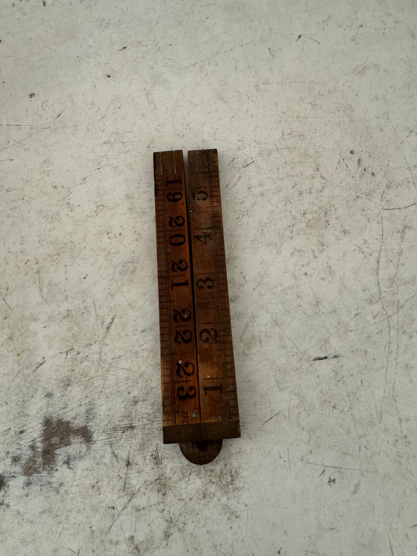 Vintage 1930's RABONE Retractable Two Foot Ruler Made in England