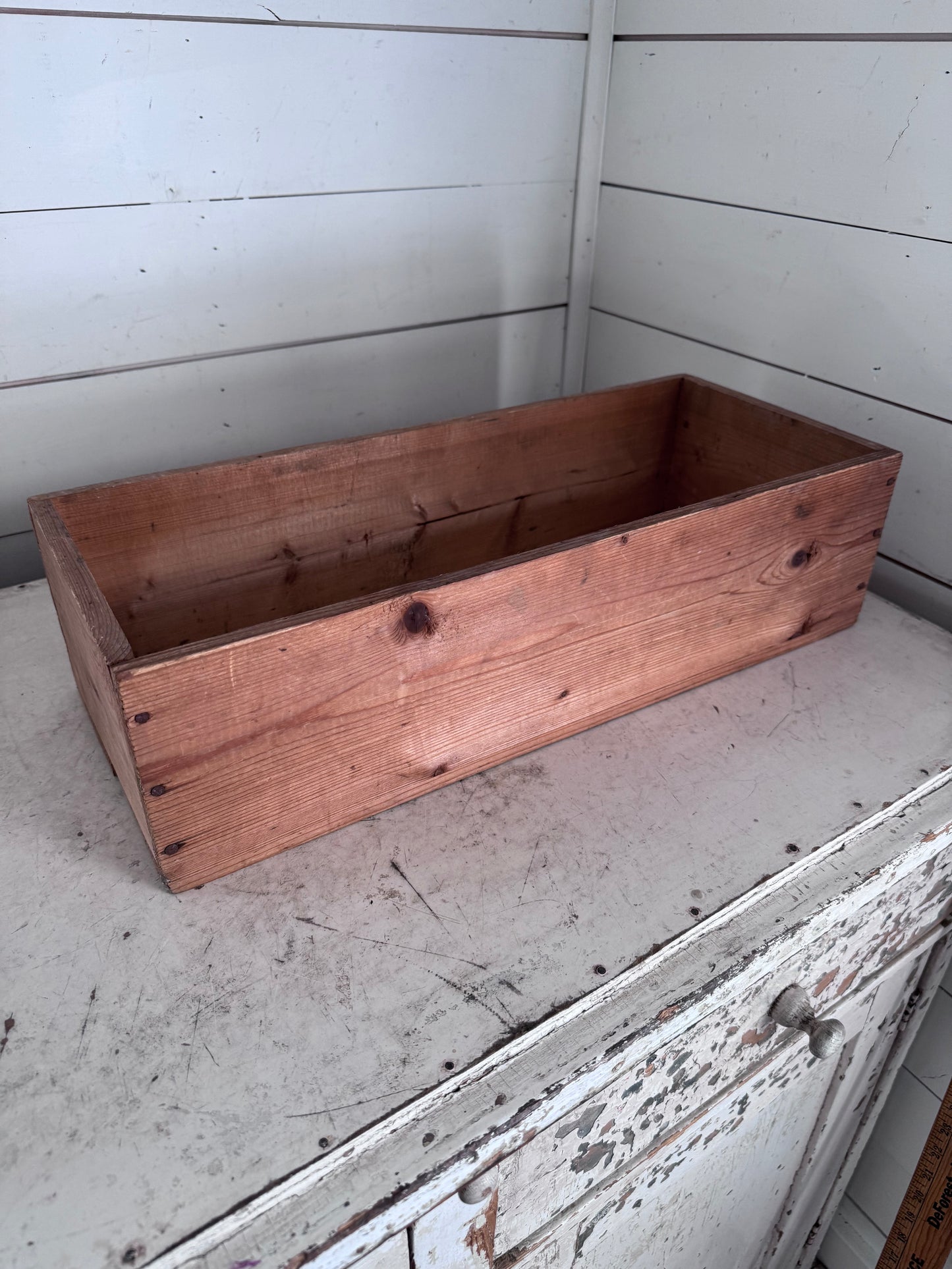 Vintage Wood Crate From England