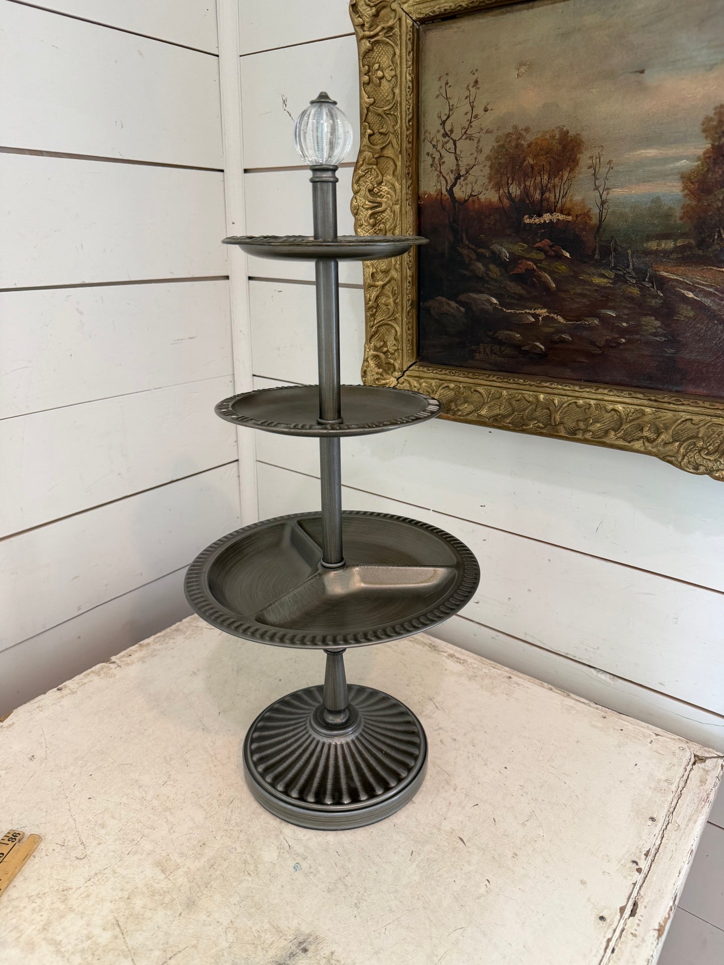 Metal Three Tier Tray