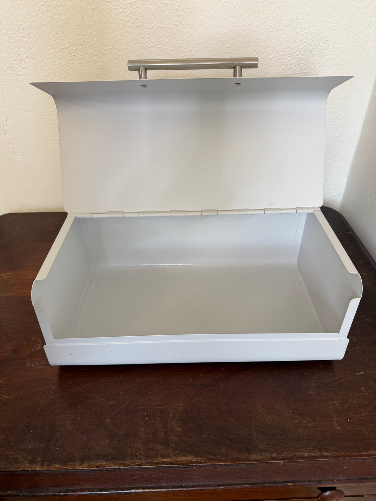White metal countertop bread box - Will Get Makeover